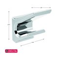 thumbnail image 1 of Delta Pivotal Double Tool Hook, Chrome, Accesorios de baño, 79936 DELTA FAUCET Ver descripción, 1 of 2