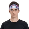 thumbnail image 4 of Uemuo Pink Flamingo Printed Sports Headbands for Men Women,Moisture Wicking Workout Headband, Sweatband Headbands,Non-slip Workout Gym Yoga Headband, 4 of 9