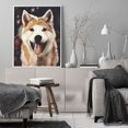thumbnail image 2 of Cuadros Decorativos Shiba Inu perro lienzo pintura al óleo por números pared arte carteles Decoración JShteea Nuevos Originales, 2 of 9