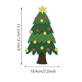 thumbnail image 2 of Xihbxyly Letrero Navideño para Jardín, Diseño de Papá Noel, Plástico Duradero, Decoración Exterior Resistente a La Intemperie, Decoración Navideña, Fácil de Guardar, 1 Tarjeta de Jardín, 2 Varillas d, 2 of 2