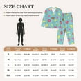 thumbnail image 4 of Pajama Sets for Women 2 Pcs, Cute Banana Candy Ice Cream Button Down Long Sleeve Sleepwear Lounge PJ Sets, 4 of 6