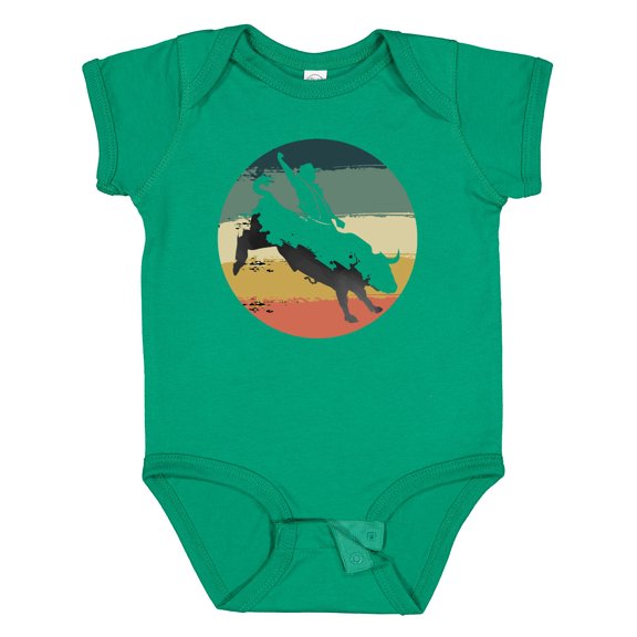 Inktastic Bull Riding Rodeo Rider Boys or Girls Baby Bodysuit