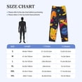 thumbnail image 4 of Kdxio Dinosaurs in Space Pattern Men's Pajama Pants, Elastic Waist with Drawstring and Pockets, Comfortable Loungewear-Small, 4 of 6