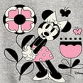 thumbnail image 3 of Disney - Minnie Mouse with Flowers & Butterflies - Youth Crewneck Fleece Sweatshirt, 3 of 5