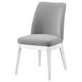 thumbnail image 3 of Carissa Upholstered Dining Side Chair Light Grey (Set of 2), 3 of 13