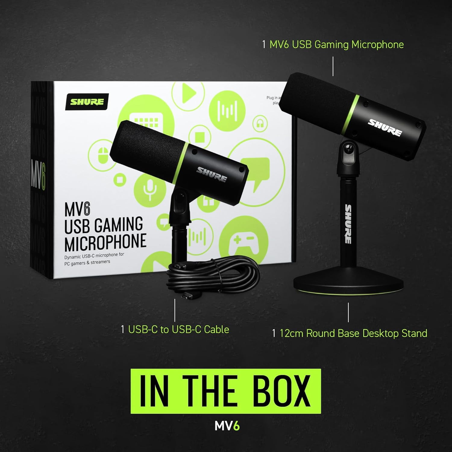 【激安】SHURE MV6 USB Gaming Microphone Shure MV6 USB Gaming Microphone - Tone Tailors Guitar Shop