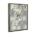 thumbnail image 4 of Stupell Industries Cherry Blossoms on Grey Botanical & Floral Painting Gray Floater Framed Canvas Art Print Wall Art, 17 x 21, 4 of 10