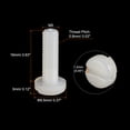 thumbnail image 2 of Uxcell Nylon Machine Screws, M5x16mm Slotted Pan Head Fasteners Bolts, White 50Pack, 2 of 4