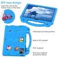 thumbnail image 4 of ELEHOLD Kids Case for Lenovo Tab M11 11inch TB330FU TB330XU EVA Foam Cute Cartoon Case with Built-in Kickstand Shockproof Handle Stand Cover for Lenovo Tab M11 2024,Skyblue, 4 of 6