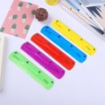 thumbnail image 1 of 5 Pieces Flexible Ruler, 15 cmPlastic Ruler Shatterproof Straight Edge Ruler Soft Bendable Ruler Clear Ruler for Kids, 1 of 5