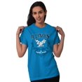 thumbnail image 4 of Illinois Cute Floral Bald Eagle Women's Graphic T Shirt Tees Brisco Brands 5X, 4 of 6