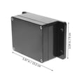 thumbnail image 5 of FRCOLOR small junction box Outdoor Junction Box Plastic Universal Electrical Junction Box for Temperature Control Box,5.98"X3.54"X2.17", 5 of 5