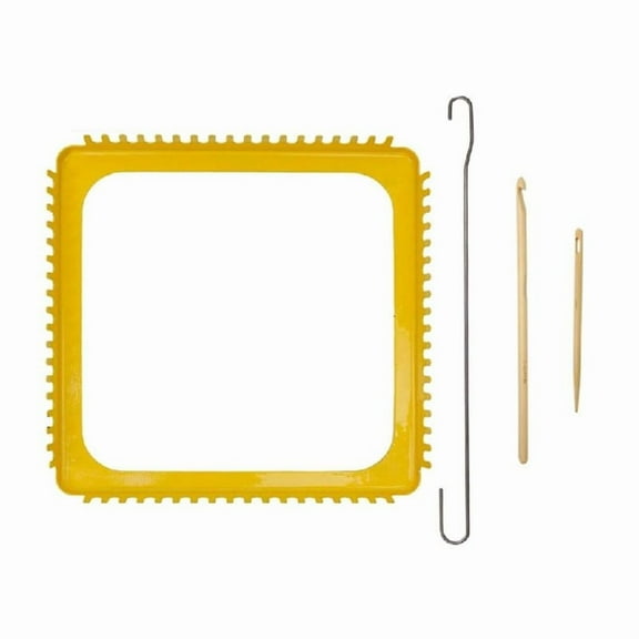 18 Teeth Weaving Loomed Kits Square Knitting Loomed Knitting Accessories