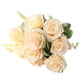 thumbnail image 1 of Flores de Rosas Azules Artificiales, Ramo de Rosas de Seda, Flores Artificiales, DecoracióN de JardíN para el Hogar, Rosas de Boda, ChampáN, 1 of 5