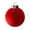 B, variant on A Plush Velvet Covered Christmas Decoration Ball For Adding Texture To Holiday Tree Displays