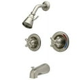 thumbnail image 2 of Kingston Brass Gkb66.Ax Vintage Tub And Shower Trim Package - Nickel, 2 of 2