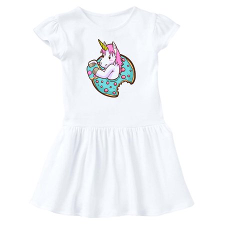 

Inktastic Unicorn Donut Gift Baby Girl Dress