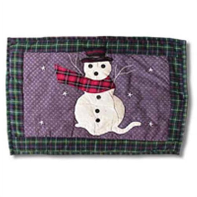 Patch Magic PMSNMN Bonhomme de Neige- Tapis 19 x 13 Po.