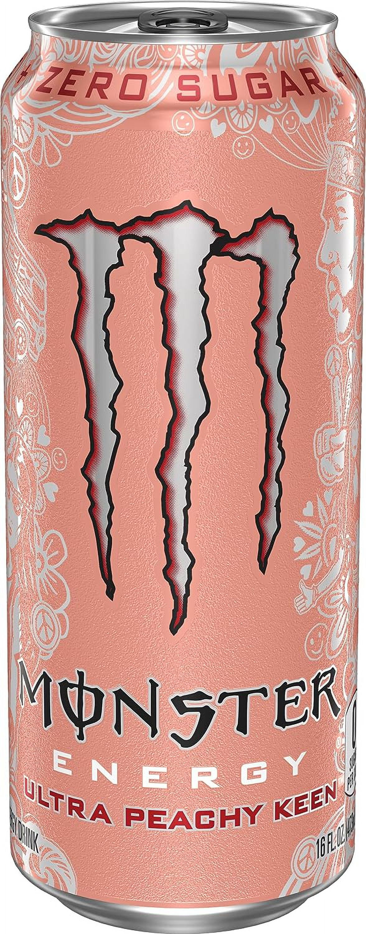 Monster Energy Drink Ultra Variety - 16 Ounce (Pack Of 12) And Stinger Pomegranate Passionfruit Chews