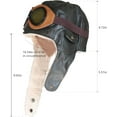thumbnail image 2 of Pilot Aviator Fleece Warm Hat Cap with Earmuffs for Kids Toddlers, 2 of 6