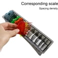 thumbnail image 4 of Guide Limit Comb Storage Box, Universal 10 Grid Electric Hair Clipper Limit Comb Organizer, Rectangular Plastic Hair Tools Supplies Storage Organizer for Trimmers Barbershop Salon Home, 4 of 8