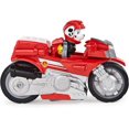 thumbnail image 4 of Paw Patrol, Moto Pups Marshalls Deluxe Pull Back Motorcycle Vehicle with Wheelie Feature and Toy Figure, 4 of 10