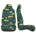 thumbnail image 5 of Haiem Camping Printed Car Seat Covers Set of 2, Universal Fit Car Seat Covers,Protective Seat Covers,Comfortable Car Seat Covers, Easy Installation Seat Covers, 5 of 9