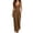 *1-Brown, variant on VBVC Women's Cotton Linen Button Front Jumpsuit , Sleeveless Baggy Overall For Women , Ladies' Summer Wide Leg Romper with Pockets, Blue , S-2XL
