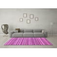 thumbnail image 3 of Ahgly Company Indoor Rectangle Abstract Purple Modern Area Rugs, 7' x 9', 3 of 4