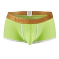 thumbnail image 1 of B91xZ sous-Vêtements Confort Boxer Long, Vert G, 1 of 4
