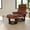 Brown Vintage, variant on Flash Furniture Allie LeatherSoft Swivel Recliner with Ottoman Gray (BT7821GY)