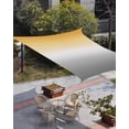 thumbnail image 3 of Sun Shade Sail 8x10Ft Gradient Color Yellow Gray Uv Block Sunshade Canopy Outdoor Shade Cover Rectangle Shade Cloth For Patio Garden Yard Deck Pergola, 3 of 6