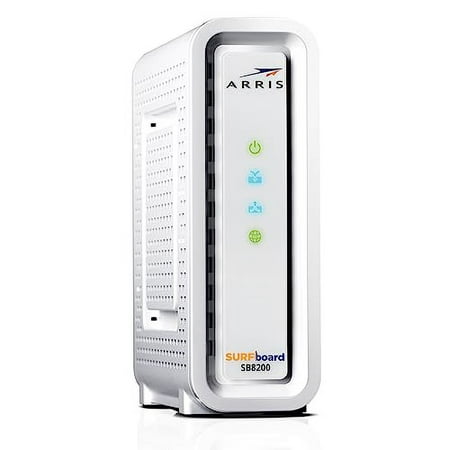 ARRIS SURFboard SB8200 DOCSIS 3.1 Cable Modem , Approved for Comcast Xfinity, Cox, Charter Spectrum, & more , Two 1 Gbps Ports , 1 Gbps Max Internet Speeds , 4 OFDM Channels
