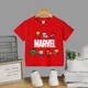 thumbnail image 3 of Camiseta de superhéroe de Marvel para adolescentes, camiseta de algodón informal con estampado de dibujos animados para niños y niñas, camiseta para bebés, ropa cómoda para niños, 3 of 5