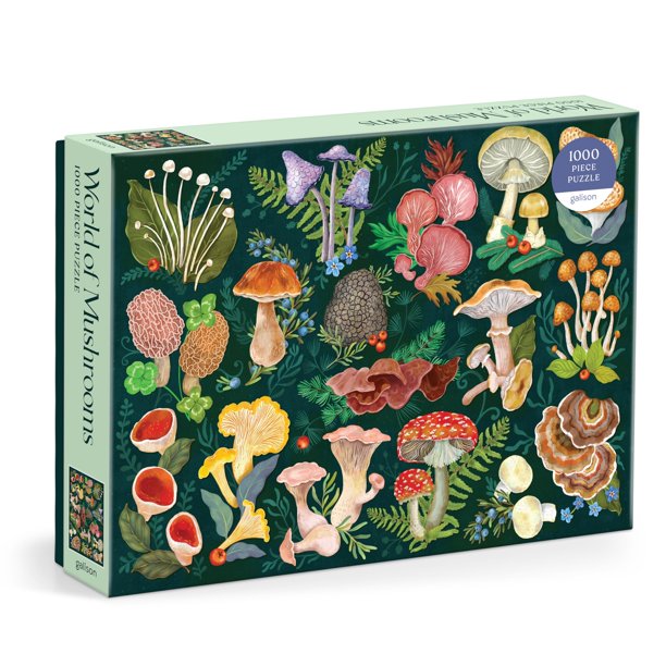 Rompecabezas Galison World of Mushrooms 1000 piezas
