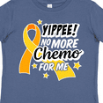 thumbnail image 4 of Inktastic Chilhood Cancer Awareness Yippee No More Chemo for Me Boys or Girls Toddler T-Shirt, 4 of 5