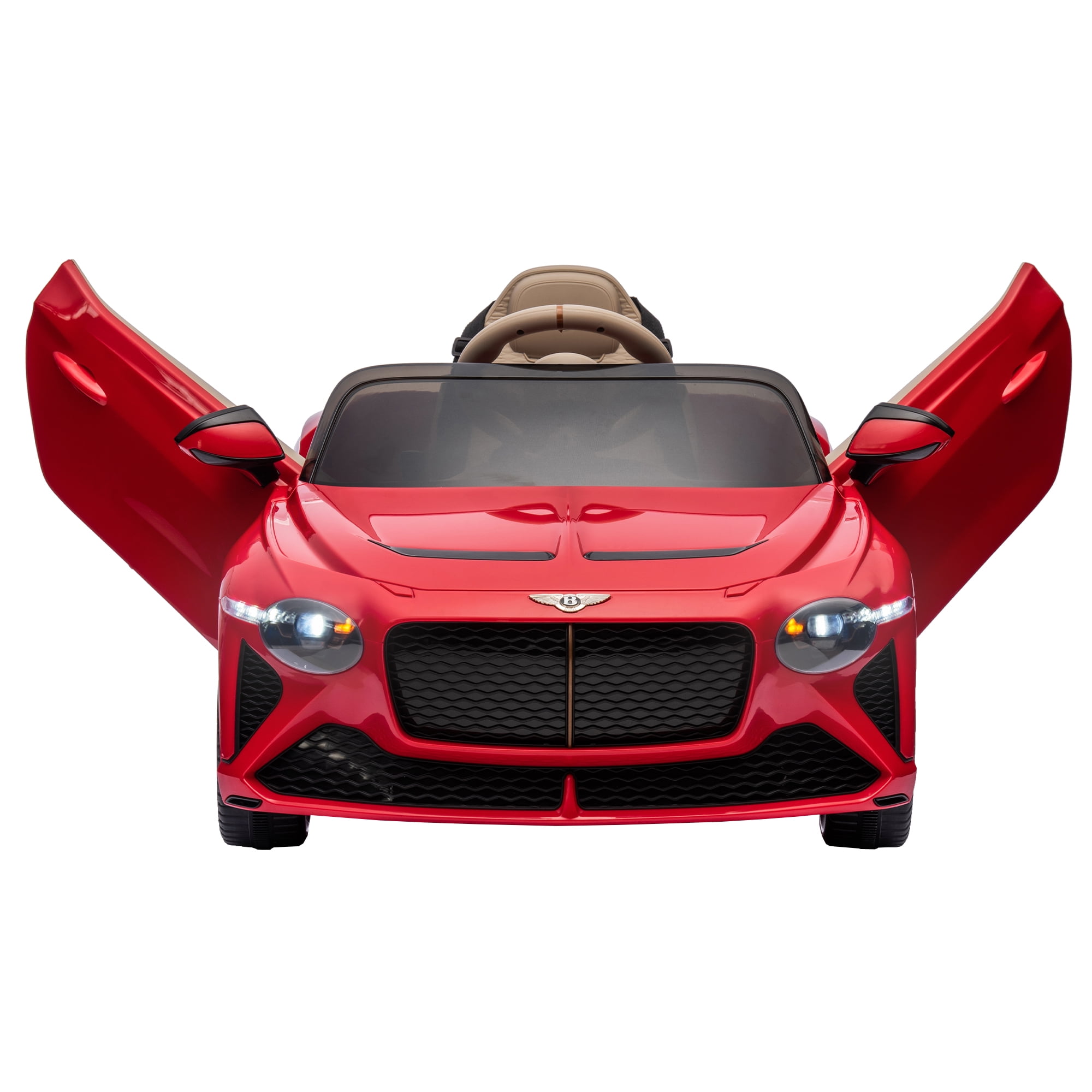 Resenkos Red Kids Car 12V Electric Vehicle Ride on Toys with Parental Remote Resenkos Red Kids Car 12V Electric Vehicle Ride on Toys with Parental Remote