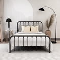 thumbnail image 2 of alazyhome Sturdy Metal Platform Full Bed Frame, Easy Assembly, Black, 2 of 6