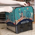 thumbnail image 7 of Xecao Let's go Travel Print 2 Slice Toaster Cover with Pockets, Small Appliance Cover, Dust and Fingerprint Protection, Machine Washable, 7 of 7