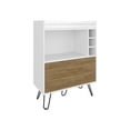 thumbnail image 2 of 42.2" Bar Cabinet With Three , Shelves & Top Prep Area - White Greenery Versatile 42" Surface Original, 2 of 5