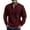 Wine, variant on IYTR Mens Corduroy Pullover Quarter Zip Long Sleeve Tops Casual Patchwork Athletic Loose Sweatshirts (Army Green,S)
