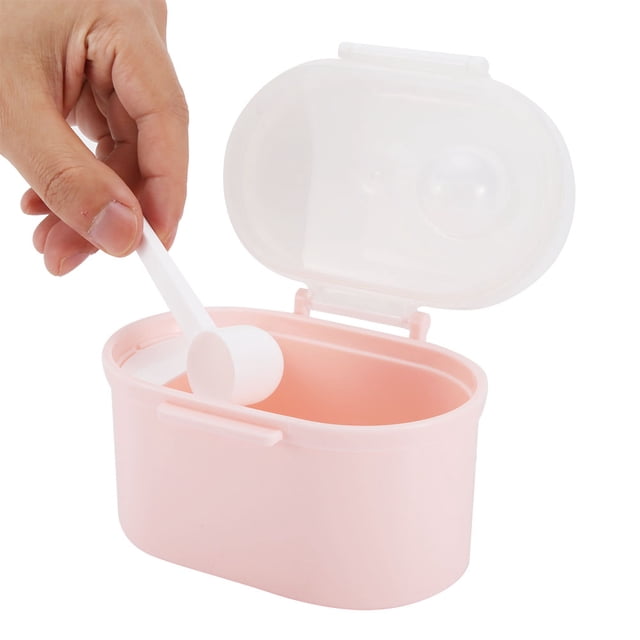 Caja de refrigerios para bebés, contenedor de alimentos para bebés con sellado de leche en polvo portátil, caja de almacenamiento de leche en polvo, durabilidad extendida