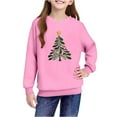 thumbnail image 4 of Lorytime Kids Hooded Sweatshirt for Girl Boys Christmas Tree Sweatshirt Long Sleeve Tops Drop Shoulder Festive Pullover, 4 of 4