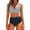 White, variant on IDALL Bikini Sets for Women Bathing Suit Women's Two Piece High Waisted Bikini Set Swimsuit Full Coverage Bathing Suit Womens Swimsuits Swim Suits for Women 2025 Blue 2XL