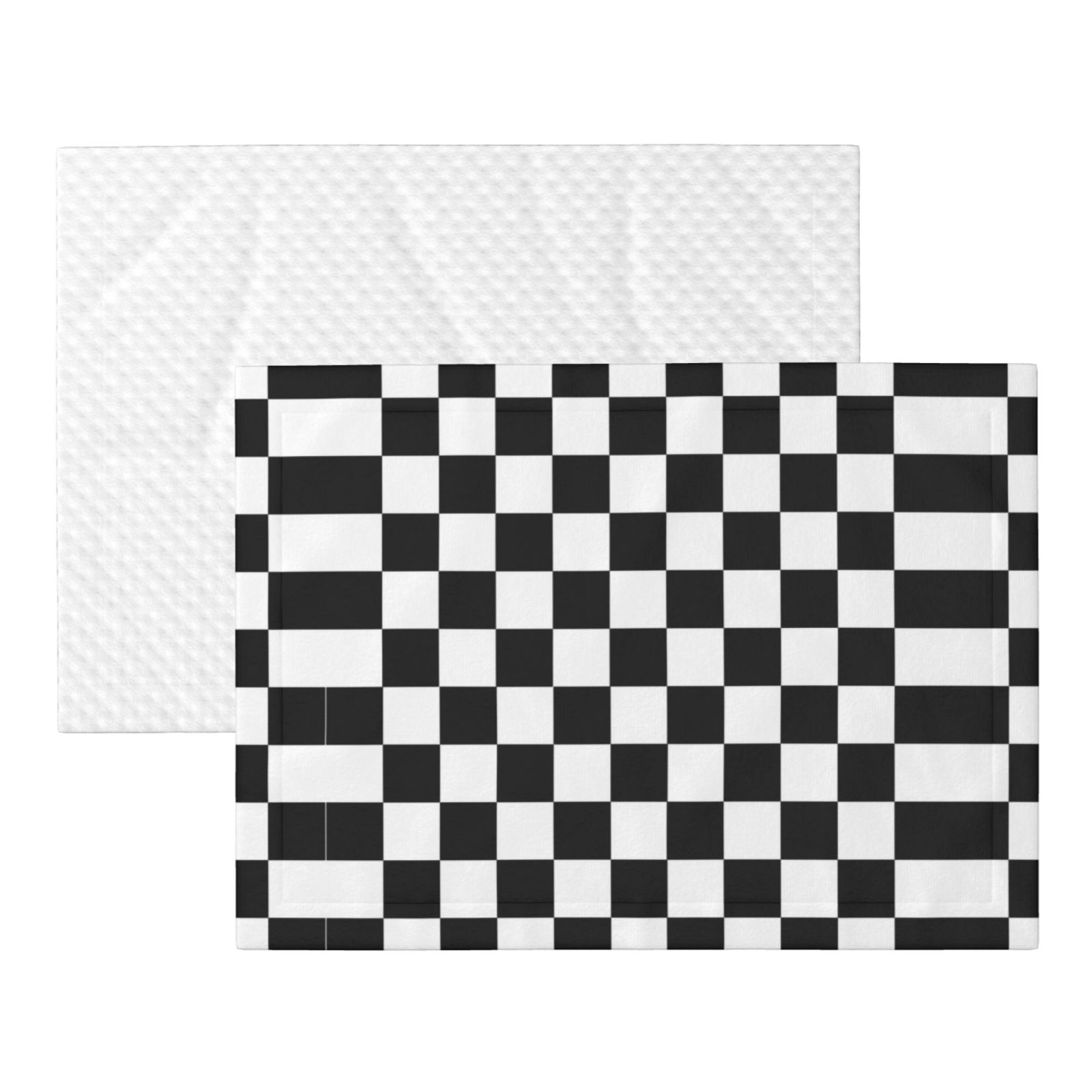 Flannel Throw Dog Blanket Black And White Checkered Soft Warm Print Pet Blankets for Small Dog Cat Puppy