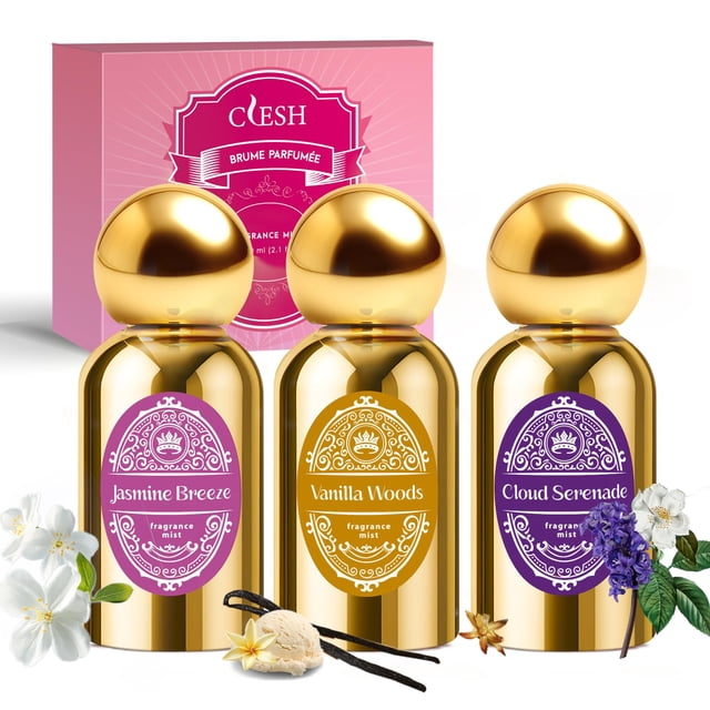 Spray corporal CLESH, 60 ml, fragancia en aerosol para mujer, paquete de 3