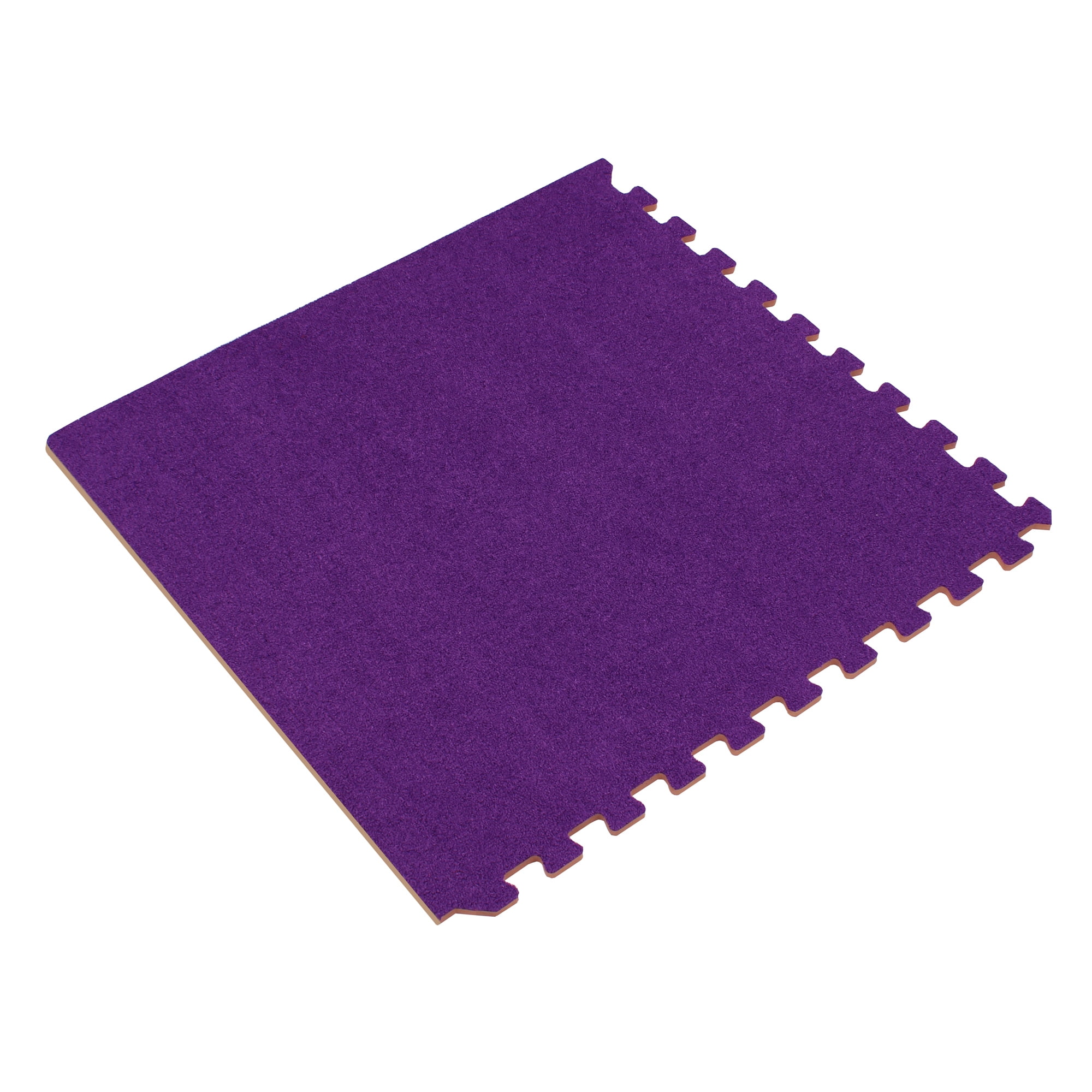 We Sell Mats 3/8" Thick Interlocking Carpet Tiles, 72 Sq Ft (18 Tiles