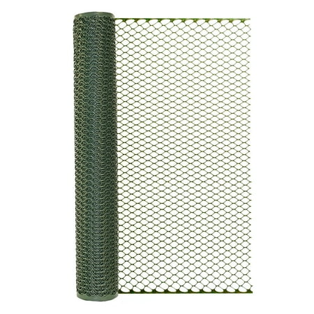 Garden Craft 36in H x 25ft L Green Plastic Vinyl Poultry Netting, Multi-purpose Netting