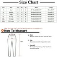 thumbnail image 3 of Babysbule Pants for Women Fashion Women's Casual Elastic Waist Pocket Solid Color Trousers Long Pants, 3 of 8