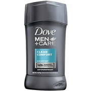 Dove Men+Care Antiperspirant Deodorant Stick, Clean Comfort, 2.7 Ounce (Pack Of 6)